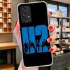 Чехол для телефона Band U-U2 Rock для Samsung Galaxy A12 A22 A32 A52 A72 A02S Чехол для телефона Note 20 Ultra 10 S10 Plus A51 A71 A50S A20S A10