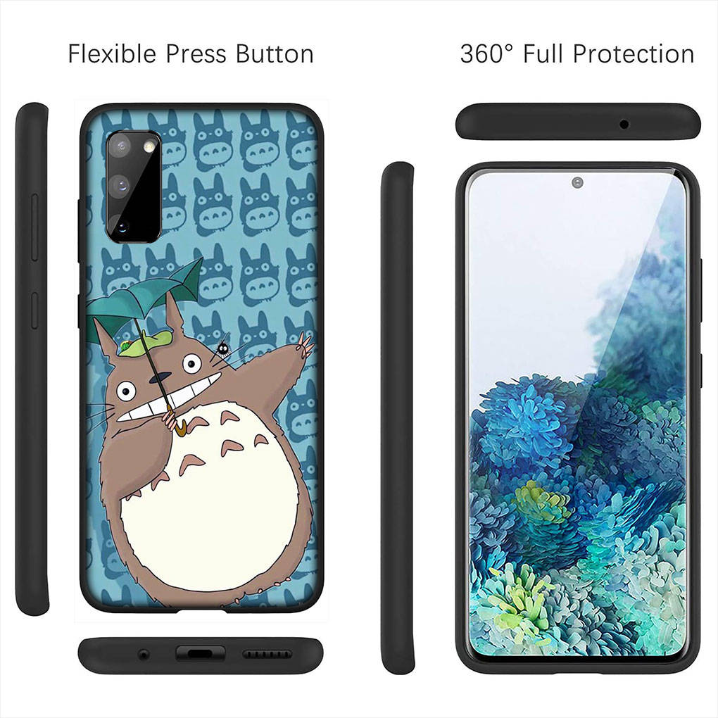 Чехол для iPhone 15 14 Xiaomi Redmi Note 13 12 11 Pro Max X 8 7 9 XR Samsung Galaxy S24 S23 S20 FE 9C 13C OPPO A15 Huawei Comics Totoro Phone Case