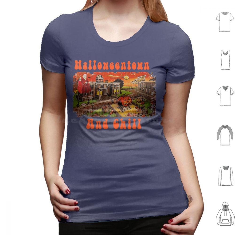 Halloweentown And Chill Fitted Scoop T Shirt Men Women Kids 6xl Halloweentown Halloweentown University Halloween Halloweentown