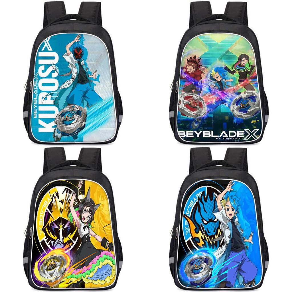 Школьный рюкзак Beyblade X Просторное отделение Унисекс сумка для повседневного использования