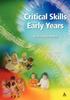 The Critical Skills In the Early Years BK+CD Pack Book