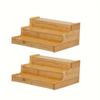 Expandable Kitchen Cabinet Organizer Bamboo Seasoning Organizer Spice Rack Organizer  Kitchen