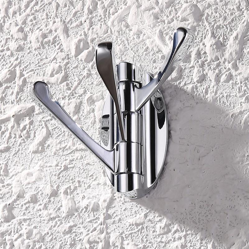 1 шт. хромированные латунные универсальные вращающиеся крючки для активного отдыха тяжелый твердый металлический настенный крючок для одежды