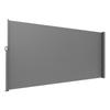 Retractable Side Awning, 79''x 118'' Outdoor Privacy Screen, 180g Polyester Water-proof Retractable Patio Screen, UV 30+ Room Divider Wind Screen for