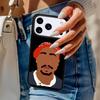 Чехол для телефона Rapper 2pac Tupac Shakur Для iPhone 17 Air 14 15 13 12 Max Чехол Для Apple 16e 11 Pro Max Plus Coque