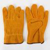 Labor Protection Cowhide Gloves Yellow Safety Welding Wear-Resistant Insulated Gloves Personal Protective Equipment