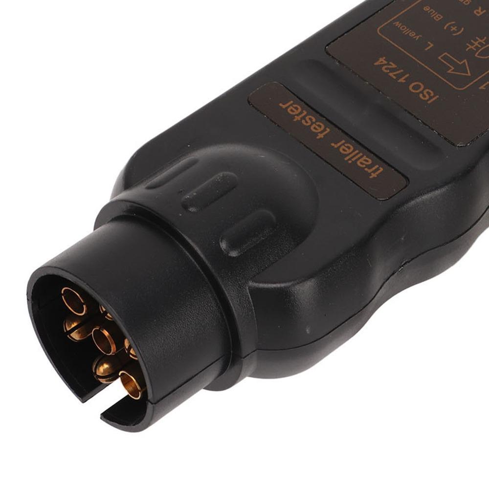 Black Label Tow Bar Wiring Tester 7 Pin Tester Circuit Light Test Tool Light Testing