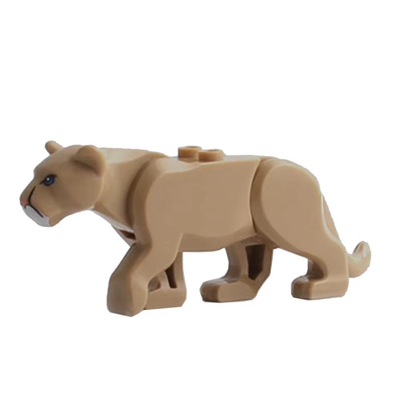 MOC Ферма Зоопарк Животные Строительные блоки Крокодил Акула Дельфин Шимпанзе Корова Леопард Развивающая игра Аксессуары Кирпичики Детские игрушки