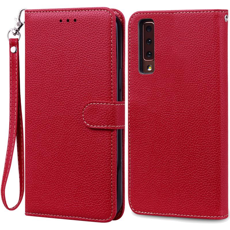 For Samsung Galaxy A7 2018 Case Galaxy A 7 2018 Cover Luxury Leather Flip Case For Samsung Galaxy A7 2018 SM-A750F Phone Cases