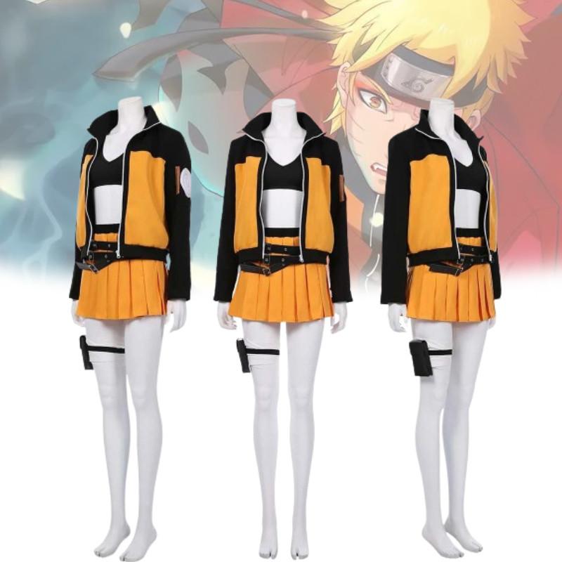 Высококачественный женский костюм для косплея, яркая полиэстеровая аниме-одежда