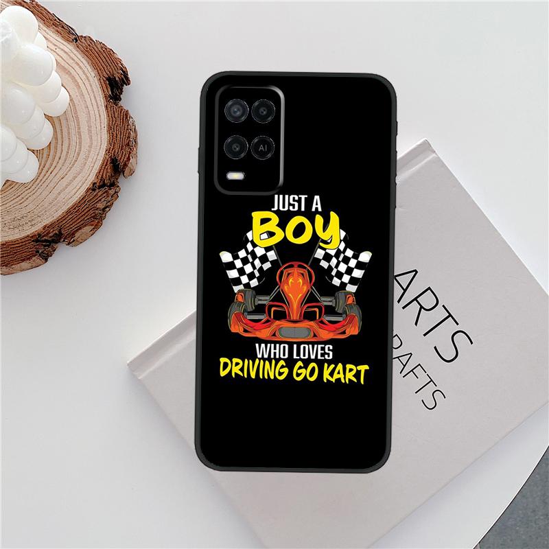 Чехол для телефона Oppo A15 A80 A60 A40 A94 A54 A98 A78 A18 A38 A58 A16 A76 A96 A17 A77 A74 A57S с рисунком "Гонщик"