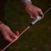 Naturehike Outdoor Camping Atmosphere Hanging Lamp Ground Nail Prompt Warning Tent Wind Rope Light