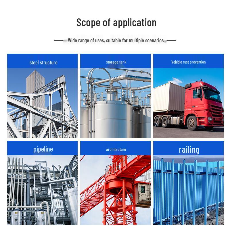High-Gloss Alkyd Anti-Corrosion Industrial Paint
