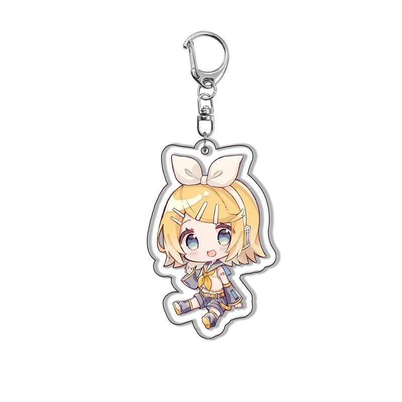 Game LAITO MEIKO Kagamine Rin Len Cosplay Acrylic Key Chain Keychain Pendant Prop Accessories Xmas Gift