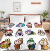 1PC Pop Cartoon Actor Elf Pattern Soft Throw Thin Blanket Gifts for Couch Bed Car Home Camping For Cartoon Lovers All Season Use