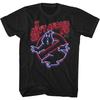 Guardians Of The Galaxy Mens Rocket Raccoon Neon Cotton T-Shirt