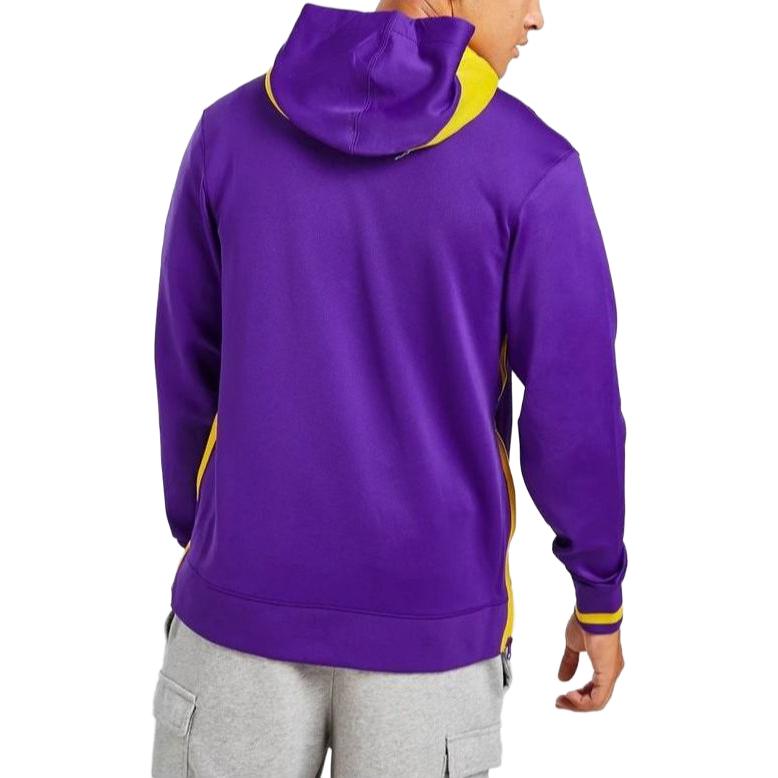 New Nike Nba Los Angeles Lakers Home Showtime Dri Fit Full Zip Hoodie DR2084-504