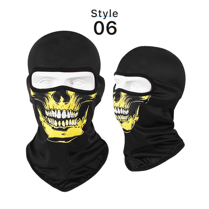 Skull Balaclava Full Face Cover Bandana for Outdoor Cycling Face Mask Neck Gaiter Motorcycle Accessories