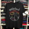 MOTORHEAD 80-х годов Байкерская Черная Хлопковая Футболка Тяжелый Металл Музыка Размер S-5XL Унисекс Футболка