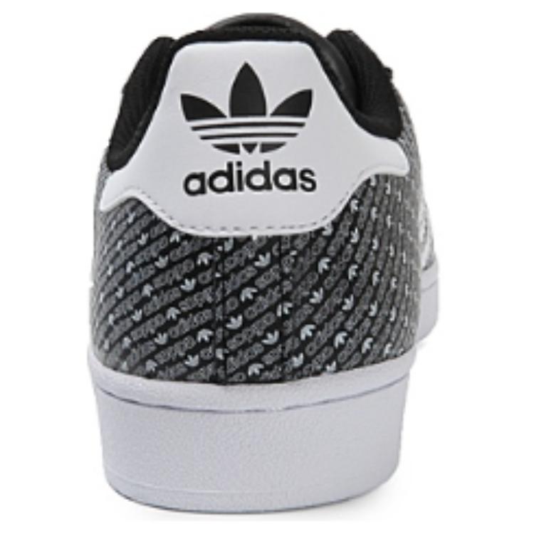 adidas Оригинальные кроссовки Superstar Fashion с низким верхом для скейтбординга, унисекс, черные AC8564