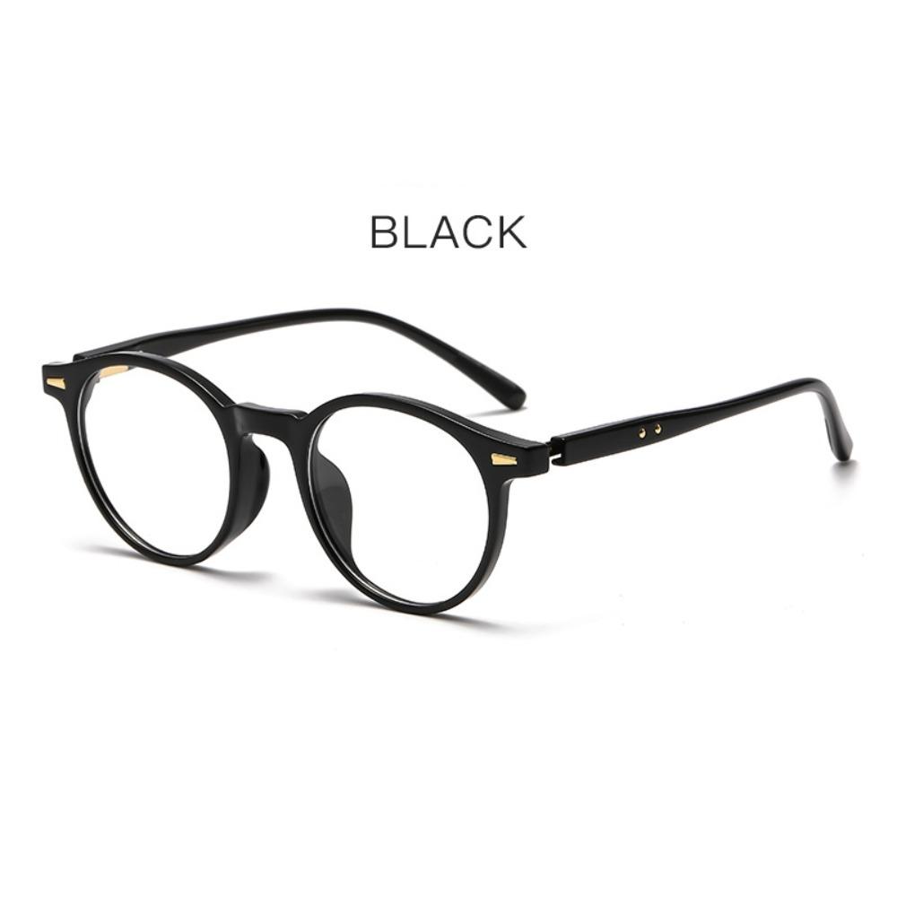 Retro Classic Women Anti Blue Light Eyewear Ultra Light Round Clear Lens Glasses Eye Protection Durable