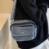 Small Bag 2025 New Fashion and Popular Denim Bag Casual Messenger Bag Simple Foreign Style Shoulder Commuter Bag