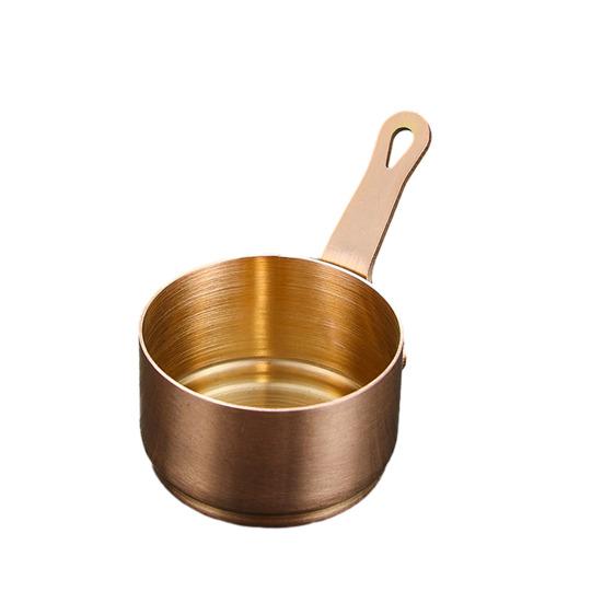 Stainless Steel Sauce Cup with Handle Reusable Metal Dipping Cups Small Condiment Server for Ketchup Appetizers Soy Sauce