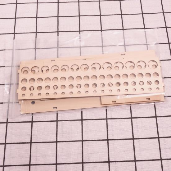 Деревянный держатель для кистей, 67 отверстий, настенный органайзер для кистей художника, настольный