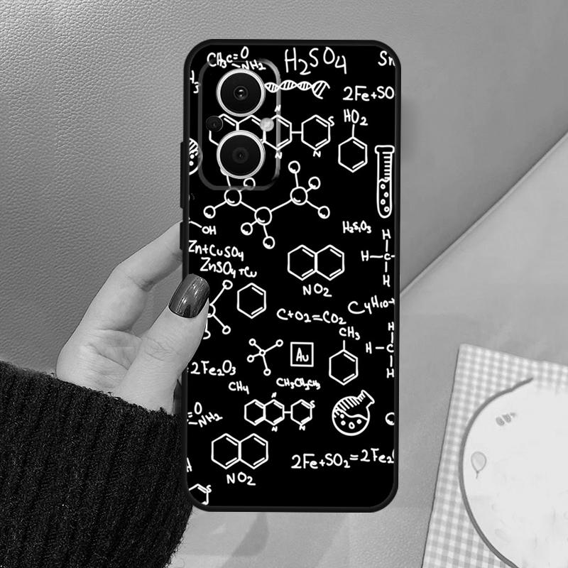 Наука Химия Кофеин Чехол Для OPPO Reno 10 11 12 13 14 Pro 8 7 Lite 11F 12F 13F 14F OPPO Find X8 X5 X6 X9 Pro Чехол