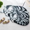 Animal Shape Non-Smell Entrance Mat Great Large Welcome Home Cat