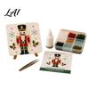 Weekend DIY Project Christmas Mosaic Art Kit Faux Sea Glass Craft Santa Relaxing Activity Claus Snowman Crafting Kit for Adults Beginners