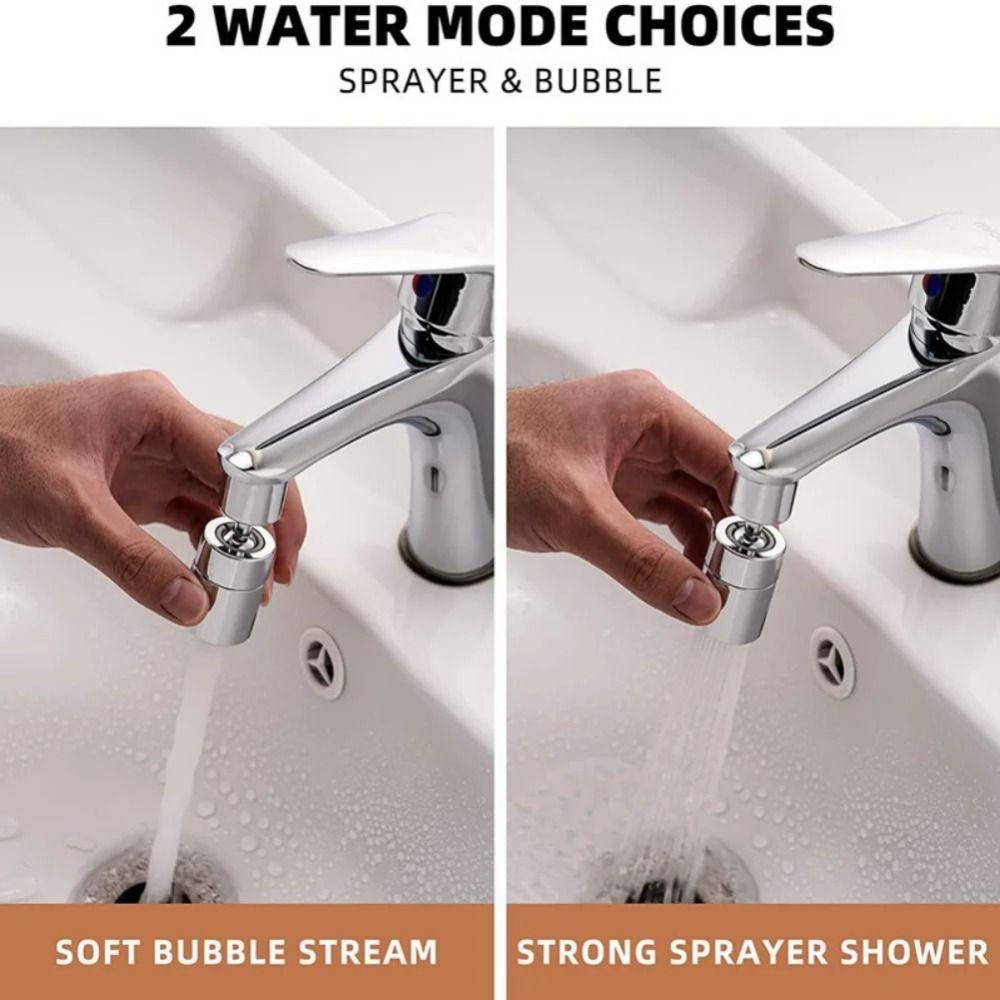 2 Mode Faucet Spray Head Filter Splashback Tap Nozzle Water Filter Nozzle Bubbler  Bathroom