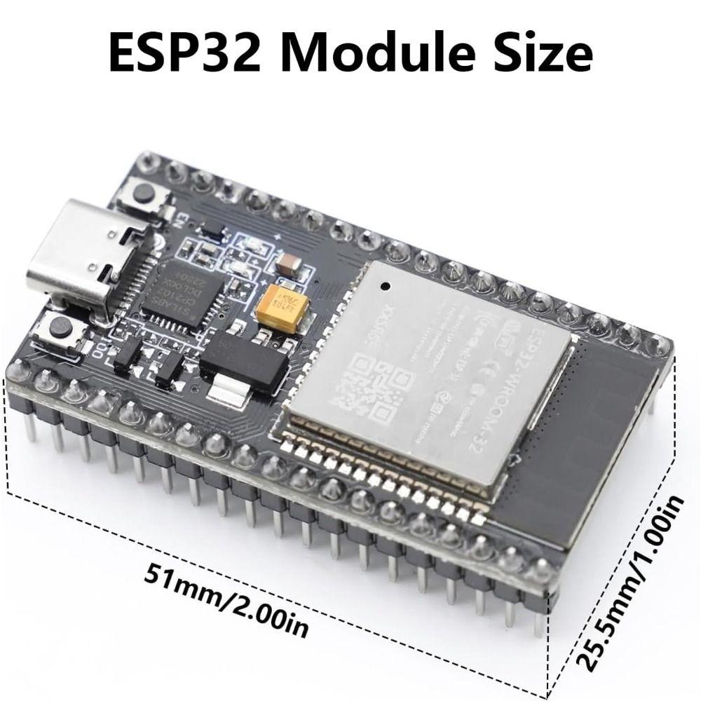 Плата разработки ESP-WROOM-32 ESP32 ESP-32S 2,4 ГГц Двухъядерный Микроконтроллер Процессор Интегрированный 30-контактный/38-контактный
