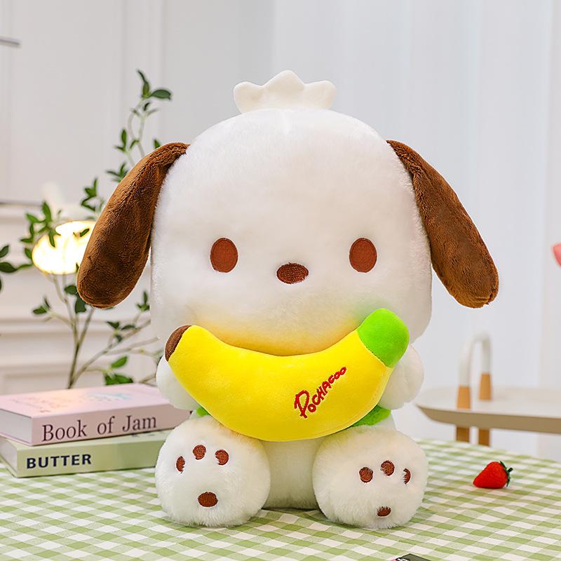 Кукла Pacchard Dog, плюшевая игрушка, креативный банан в банане, банан, банан, банановая кожа, кукла-щенок, девочка