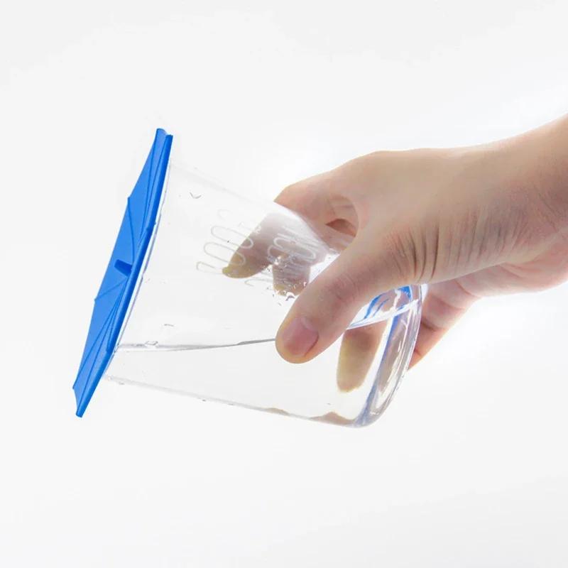 1pc Umbrella shaped leak proof mug lid silicone cup lid umbrella shaped sealable cup lid