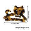 Acetate Retro Shark Clip Cat Design High Ponytail Holders Elegant Hair Claw Clips  for Women Girls