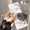 Metal Frame Color Changing Near Sight Eyewear Cat Eye Photochromic Myopia Glasses Fashion Anti Blue Light Minus Diopter Glasses