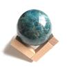 Craft Home Decoration Moon Lamp Base Wood Display Stand Glass Sphere Bracket Crystal Ball Holder