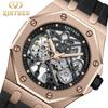 With Gift Box Top Luxury Fashion Hollow Mechanical Watch Fully Automatic Men's Watch Luminous Waterproof Watch