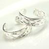 10 шт. регулируемые посеребренные открытые ювелирные кольца на палец для женщин, подарок на вечеринку
