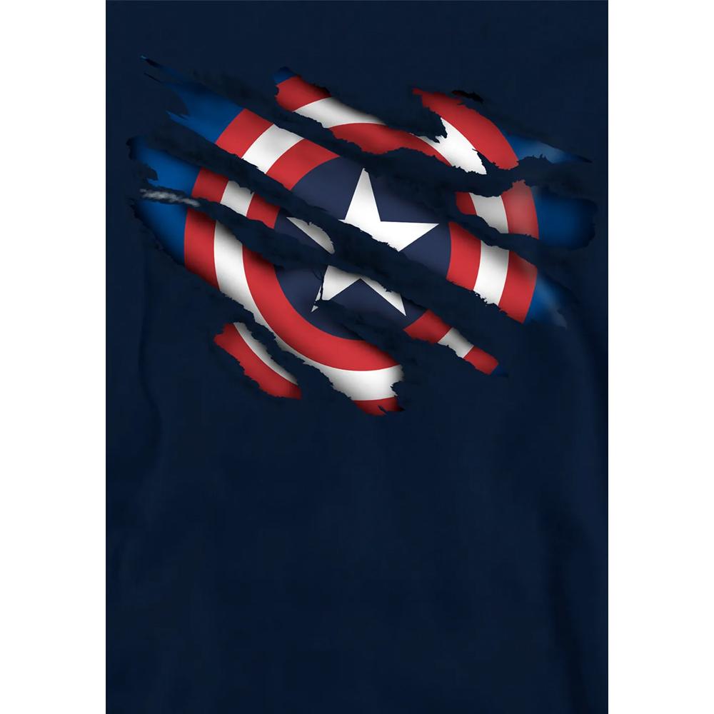 Captain America Childrens/Kids Pull Over Hoodie