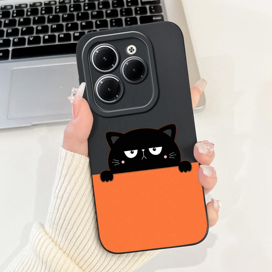 Чехол для Infinix Hot 40 Pro Hot 40 40i 40Pro Hot40 Hot40i Милый Мультяшный Панда Кролик Мягкий Силиконовый Ударопрочный Чехол для Телефона