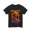 Винтажная футболка группы MegaDeath в подарок для фанатов, хлопковая, черная