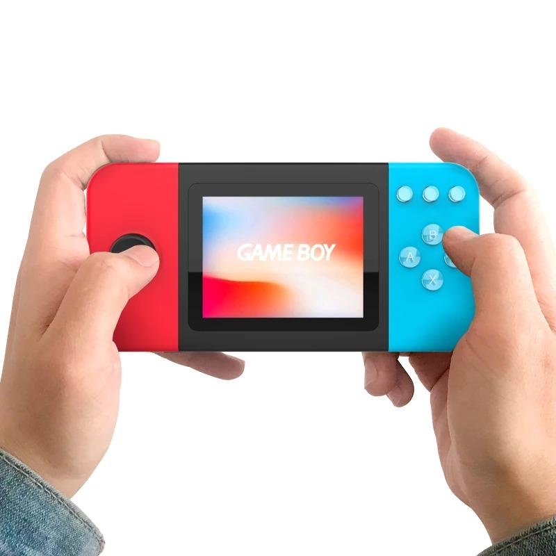 Новая цветная HD-экран мини портативная игровая консоль 8 бит классика 500 ретро видео плеер ТВ выход карманный Gameboy Box детский подарок