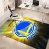 Golden State Warriors logo Print Area Rug - Soft, Washable Non-Slip Indoor Mat for Office Chairs, Living Room, Home Office Decorative Rug