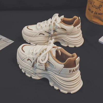 Корейская весна 2024 женские спортивные папины кроссовки с толстой подошвой - T73-1