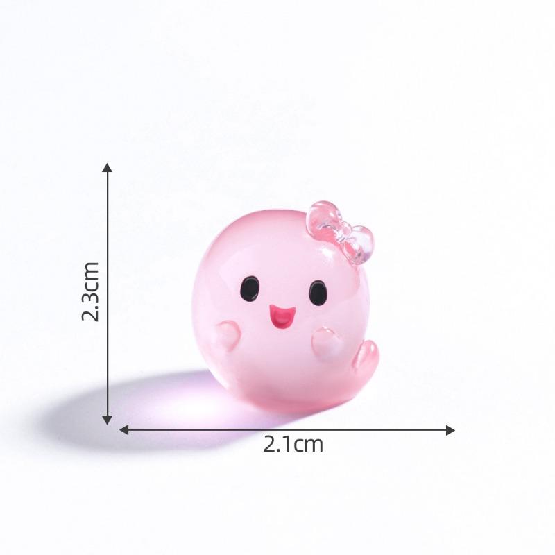 Micro-landscape Glow-in-the-dark Little Ghost Cute Particle Decorative Hanging Accessory Mini Halloween Figurine