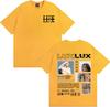 Singer Rosalia 2025 Album LUX Logo Merch T-shirt Men Women Harajuku High Street Retro T-shirts Comfort O-Neck Oversized T Shirt