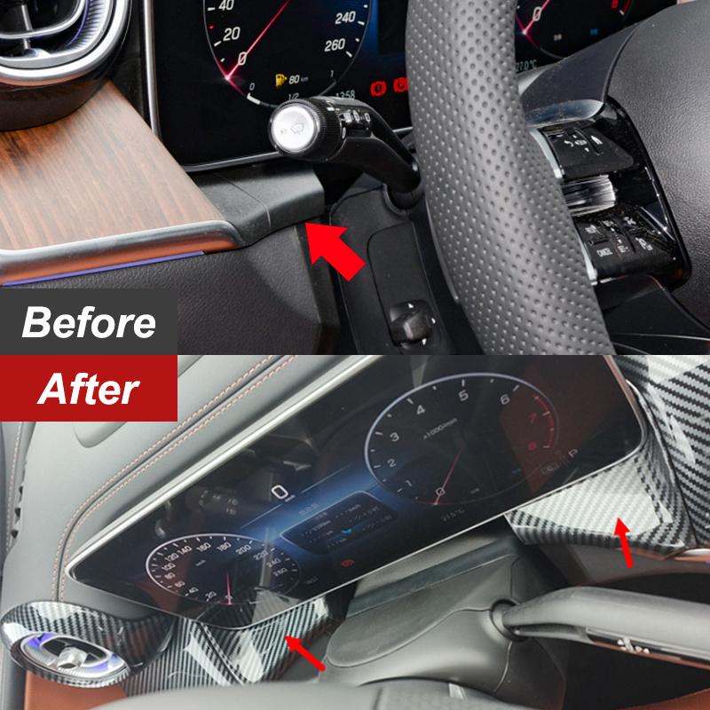 Car Dashboard Instrument Decoration Trim Stickers For Mercedes Benz GLC X254 GLC260 GLC300 Car Styling Accessories