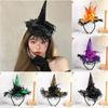 Lace Halloween Party Hair Band Headband Halloween Witch Hat Hair Hoop Cute   Lady